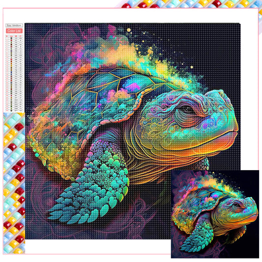 Colorful Sea Turtle - Full Square Drill Diamond Painting 50*50CM