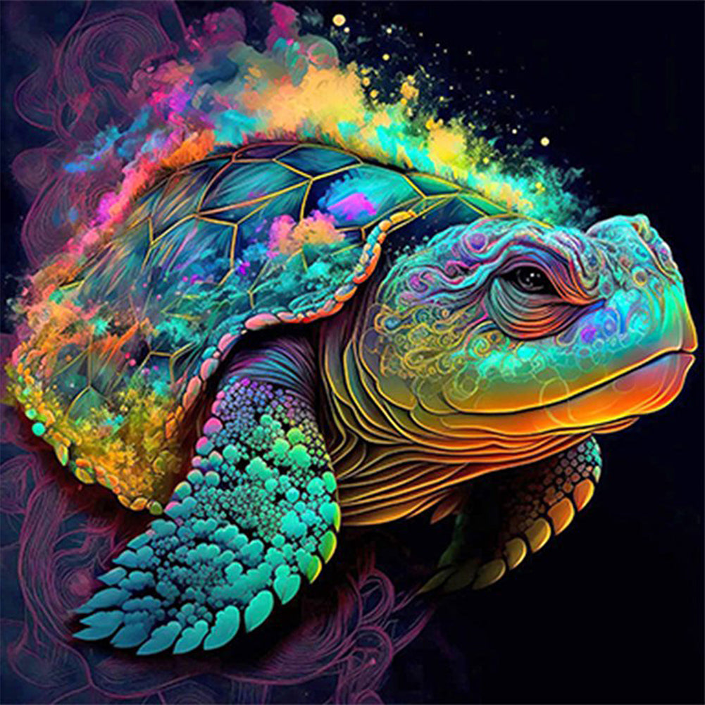 Colorful Sea Turtle - Full Square Drill Diamond Painting 50*50CM