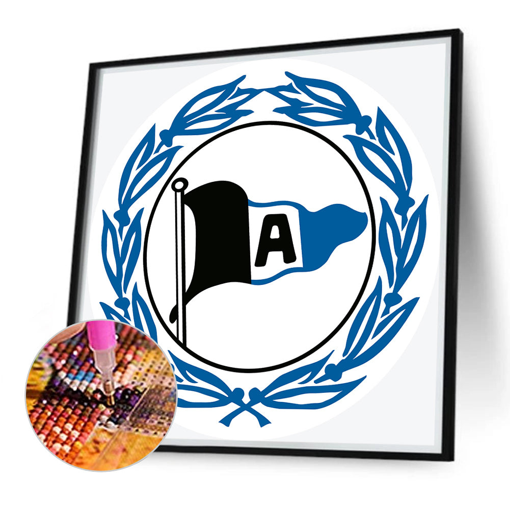 Bielefeld Football Club Logo - Full Round Drill Diamond Painting 40*40CM