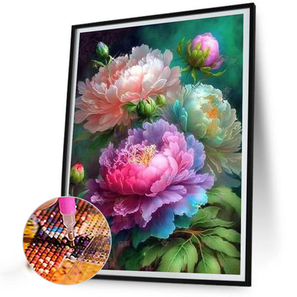 Flowers And Grass - Full Square Drill Diamond Painting 40*50CM