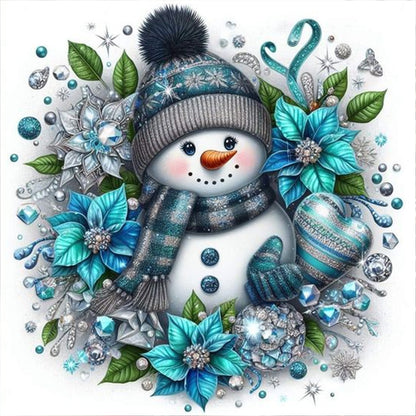 Christmas Snowman - Full Round Drill Diamond Painting 30*30CM