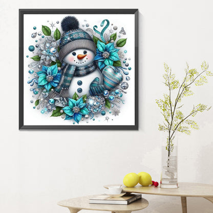 Christmas Snowman - Full Round Drill Diamond Painting 30*30CM