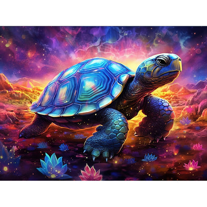 Mysterious Turtle - Full Round Drill Diamond Painting 40*30CM