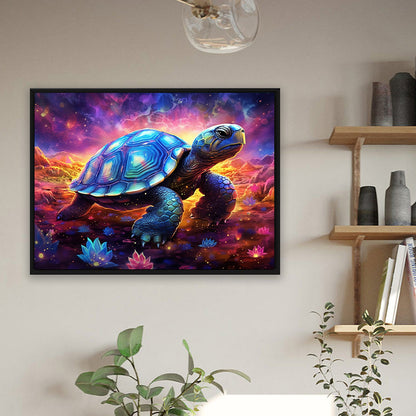 Mysterious Turtle - Full Round Drill Diamond Painting 40*30CM