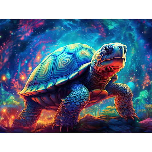 Mysterious Turtle - Full Round Drill Diamond Painting 40*30CM