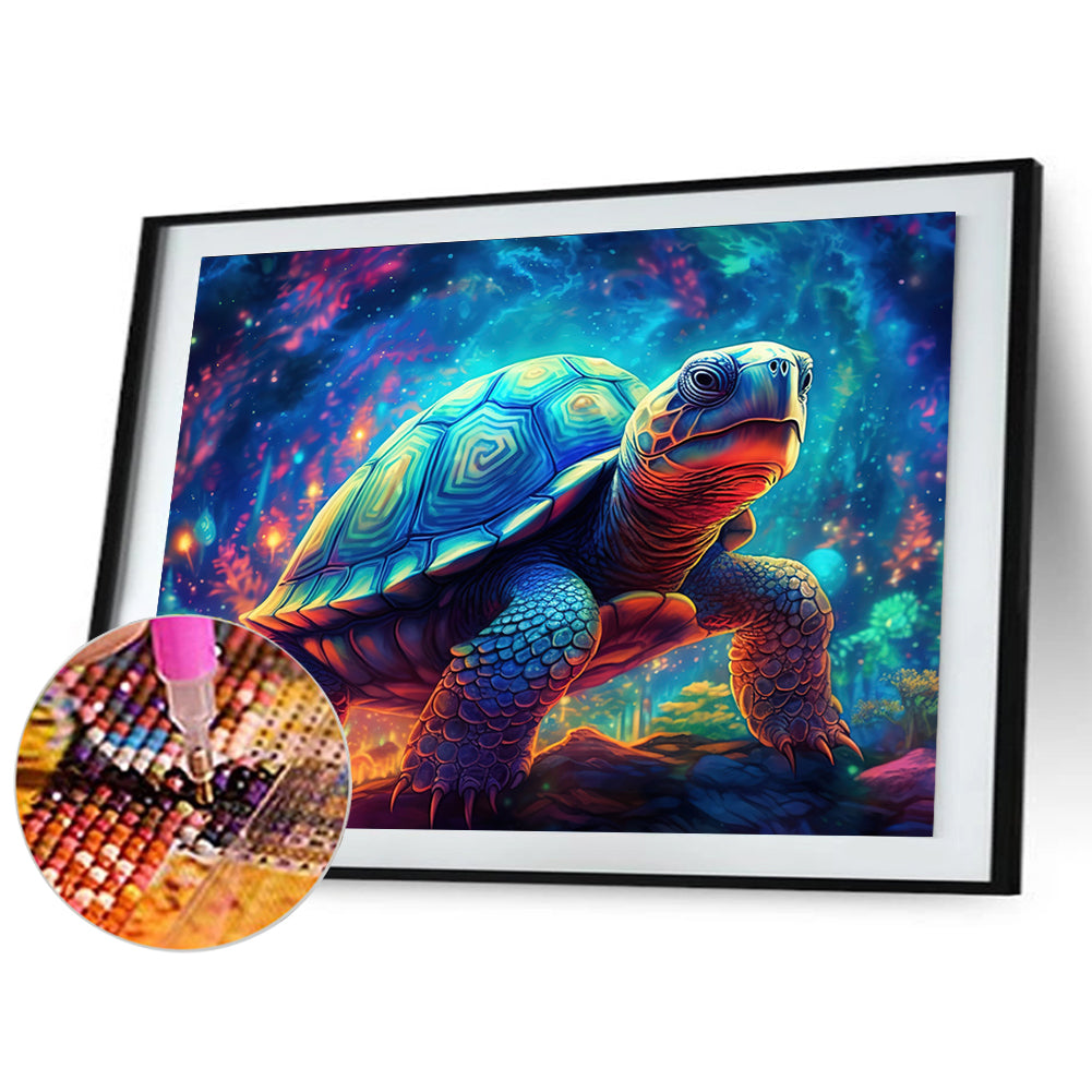 Mysterious Turtle - Full Round Drill Diamond Painting 40*30CM