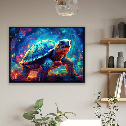 Mysterious Turtle - Full Round Drill Diamond Painting 40*30CM