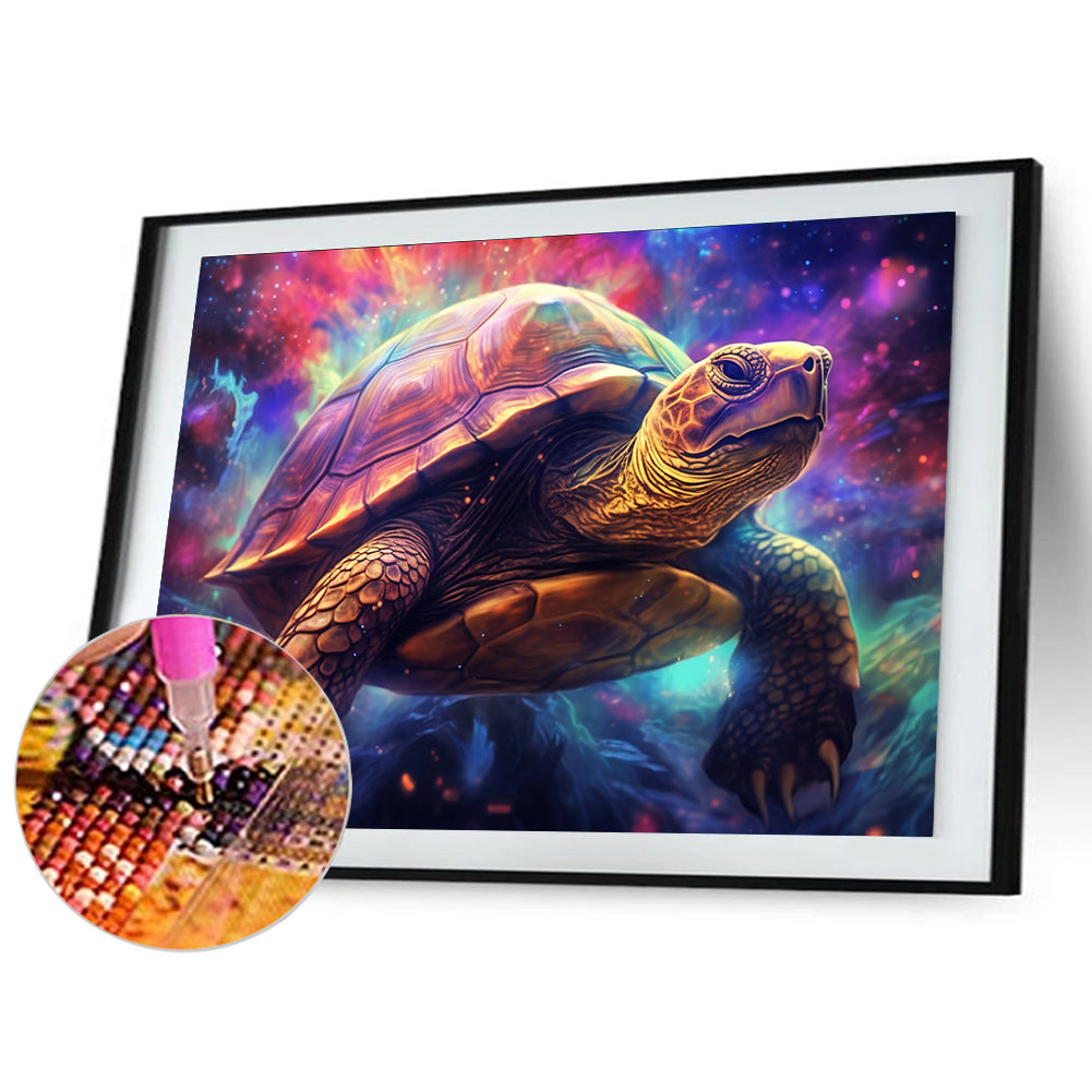 Mysterious Turtle - Full Round Drill Diamond Painting 40*30CM