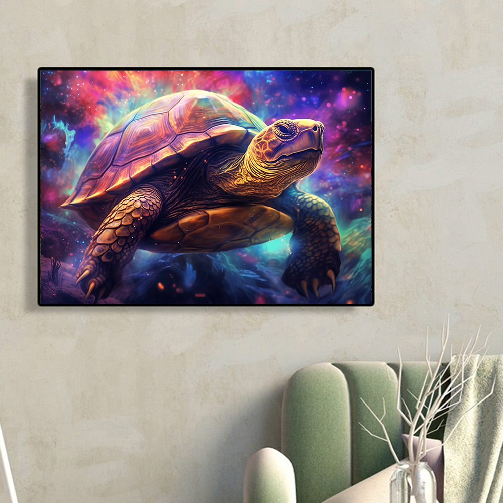 Mysterious Turtle - Full Round Drill Diamond Painting 40*30CM