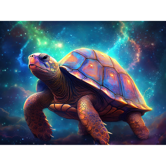 Mysterious Turtle - Full Round Drill Diamond Painting 40*30CM