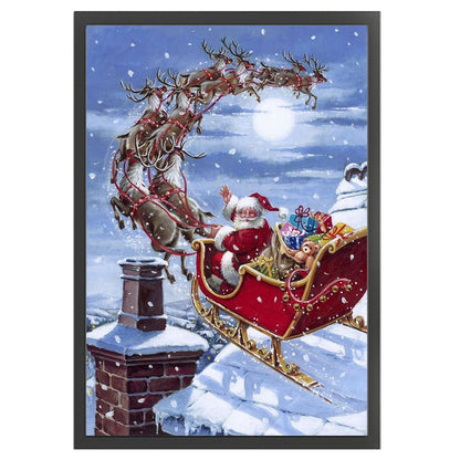 Santa Claus - 11CT Stamped Cross Stitch 40*60CM