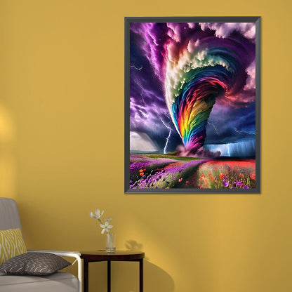Colorful Clouds - Full Round Drill Diamond Painting 50*60CM