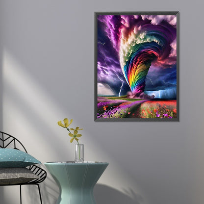 Colorful Clouds - Full Round Drill Diamond Painting 50*60CM