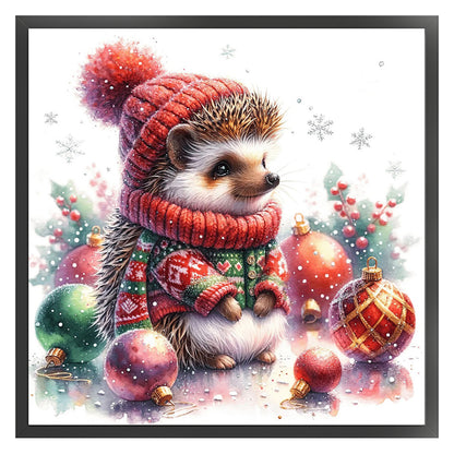 Hedgehog - 18CT Stamped Cross Stitch 30*30CM