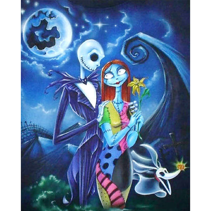 Jack And Sally'S Wedding - 11CT Stamped Cross Stitch 40*50CM