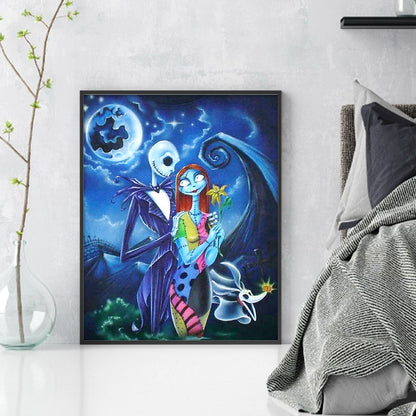 Jack And Sally'S Wedding - 11CT Stamped Cross Stitch 40*50CM