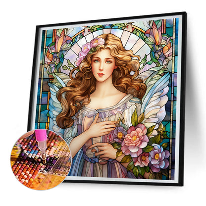 Goddess Glass Painting - Full Round Drill Diamond Painting 30*30CM