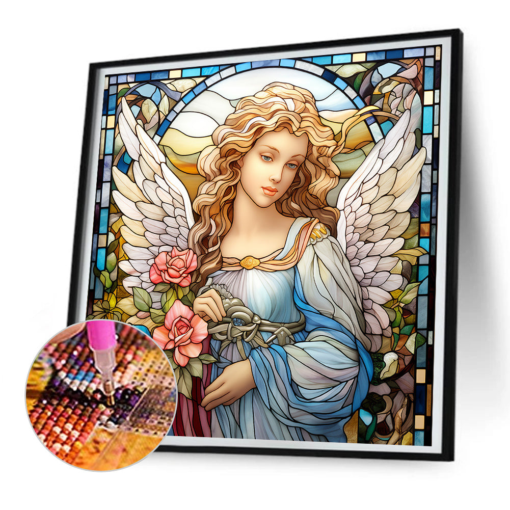 Goddess Glass Painting - Full Round Drill Diamond Painting 30*30CM