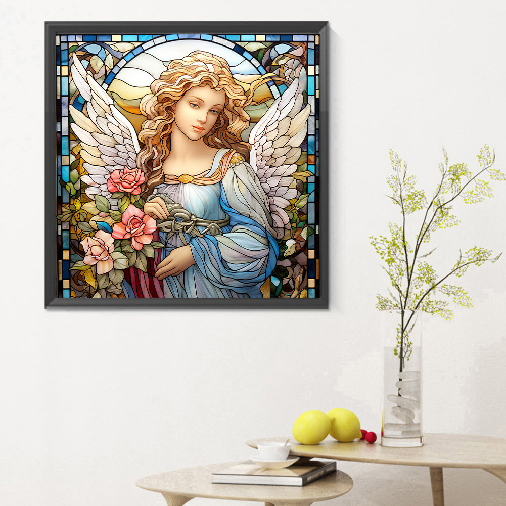 Goddess Glass Painting - Full Round Drill Diamond Painting 30*30CM