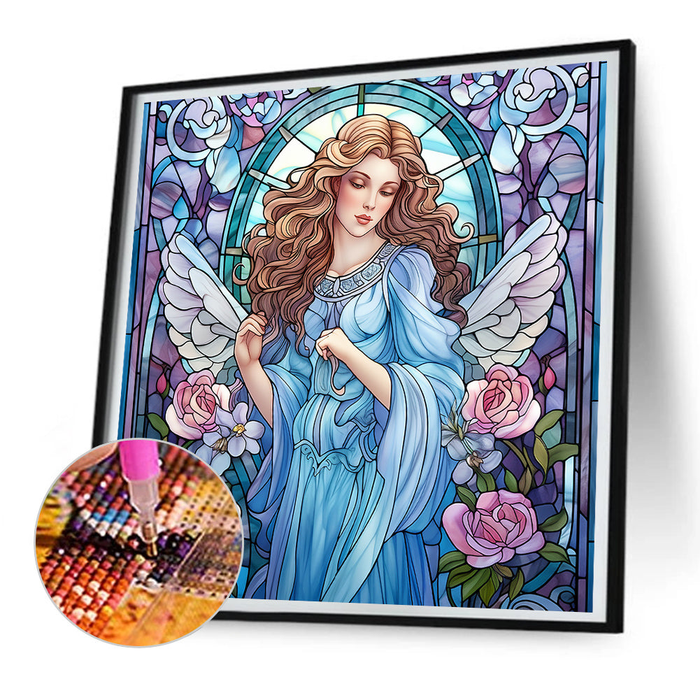 Goddess Glass Painting - Full Round Drill Diamond Painting 30*30CM