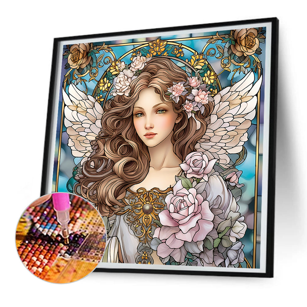 Goddess Glass Painting - Full Round Drill Diamond Painting 30*30CM