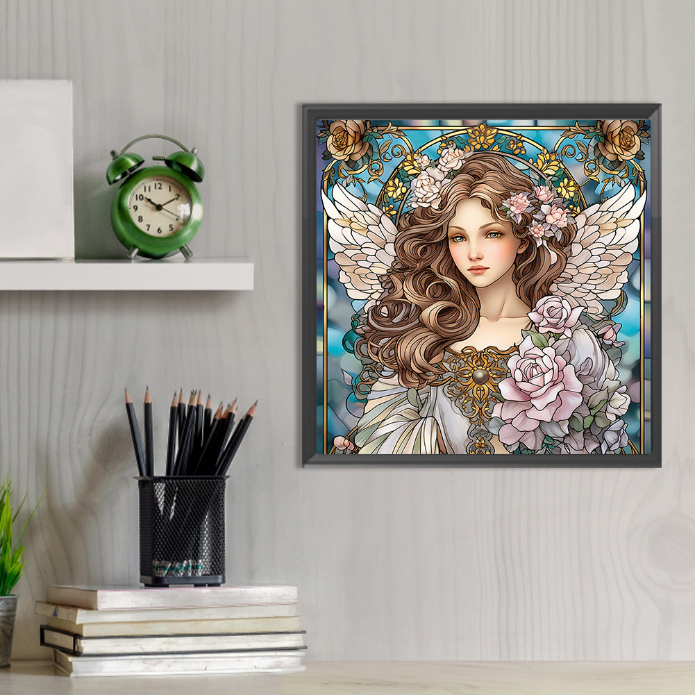 Goddess Glass Painting - Full Round Drill Diamond Painting 30*30CM