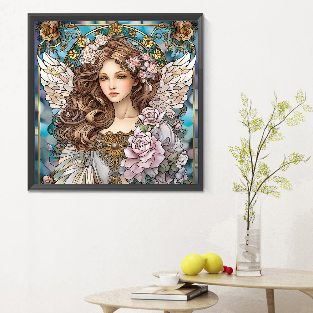 Goddess Glass Painting - Full Round Drill Diamond Painting 30*30CM