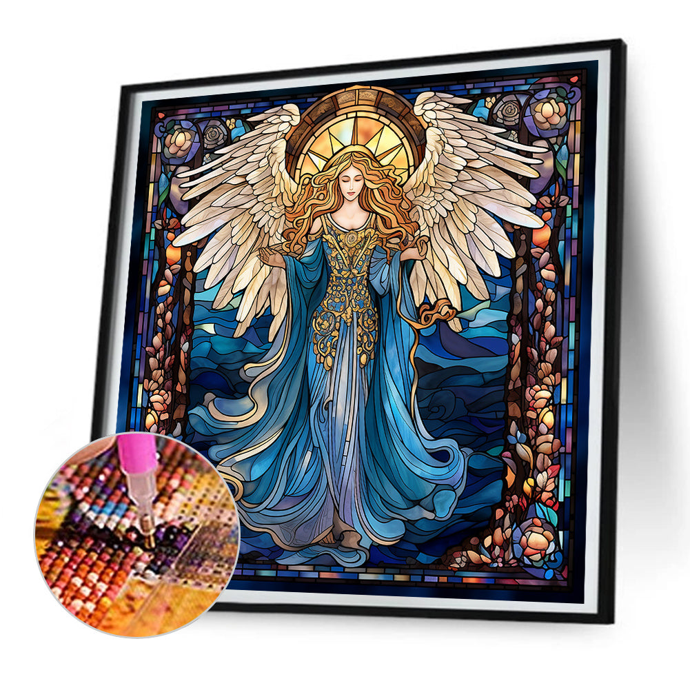 Goddess Glass Painting - Full Round Drill Diamond Painting 30*30CM