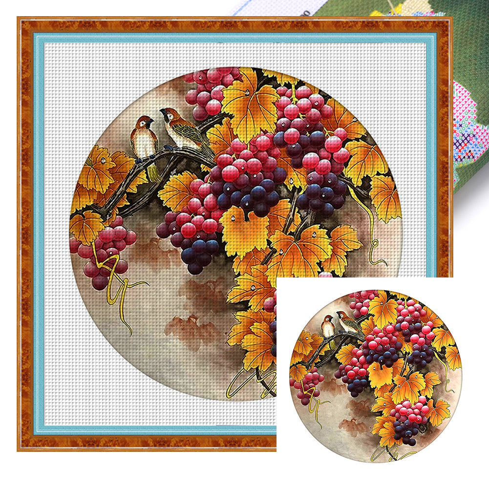 Fruitful - 11CT Stamped Cross Stitch 60*60CM