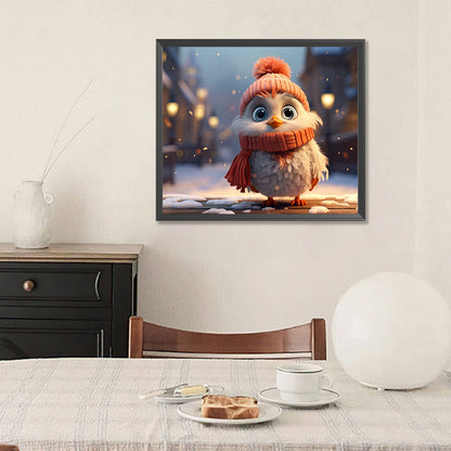 Winter Chick - Full Round Drill Diamond Painting 35*30CM