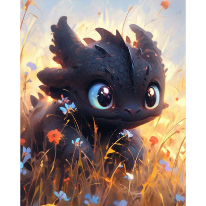 How To Train Your Dragon Night Fury - 11CT Stamped Cross Stitch 40*50CM