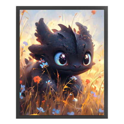 How To Train Your Dragon Night Fury - 11CT Stamped Cross Stitch 40*50CM