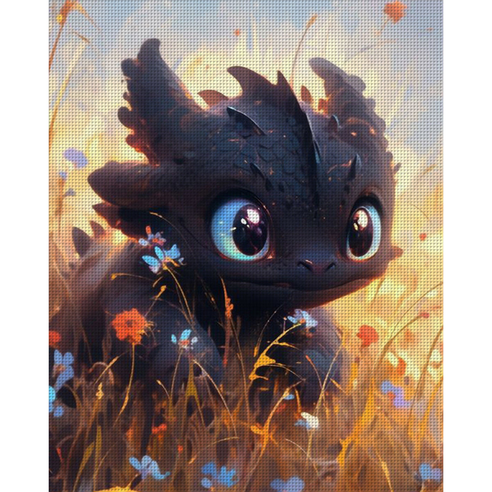 How To Train Your Dragon Night Fury - 11CT Stamped Cross Stitch 40*50CM