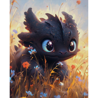 How To Train Your Dragon Night Fury - 11CT Stamped Cross Stitch 40*50CM