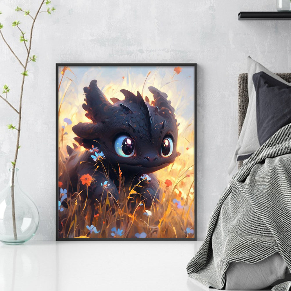 How To Train Your Dragon Night Fury - 11CT Stamped Cross Stitch 40*50CM