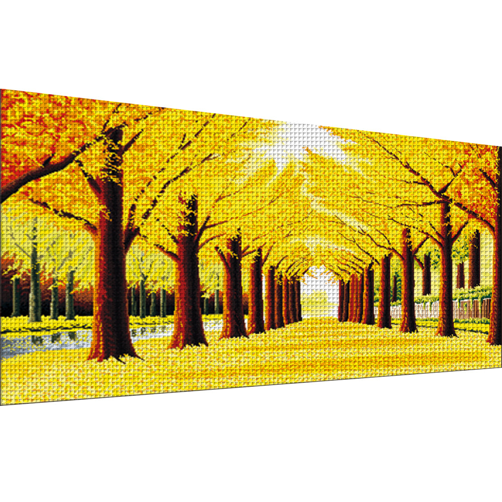 Golden Land (1) - 14CT Stamped Cross Stitch 103*56CM£¨Joy Sunday£©