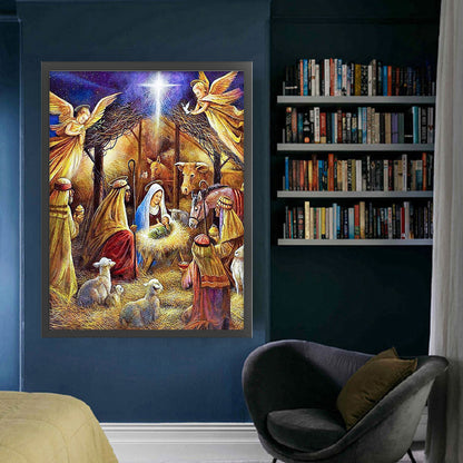 Nativity - 11CT Stamped Cross Stitch 50*65CM