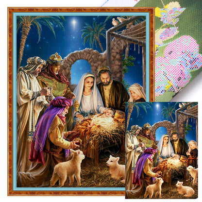 Nativity - 11CT Stamped Cross Stitch 50*65CM