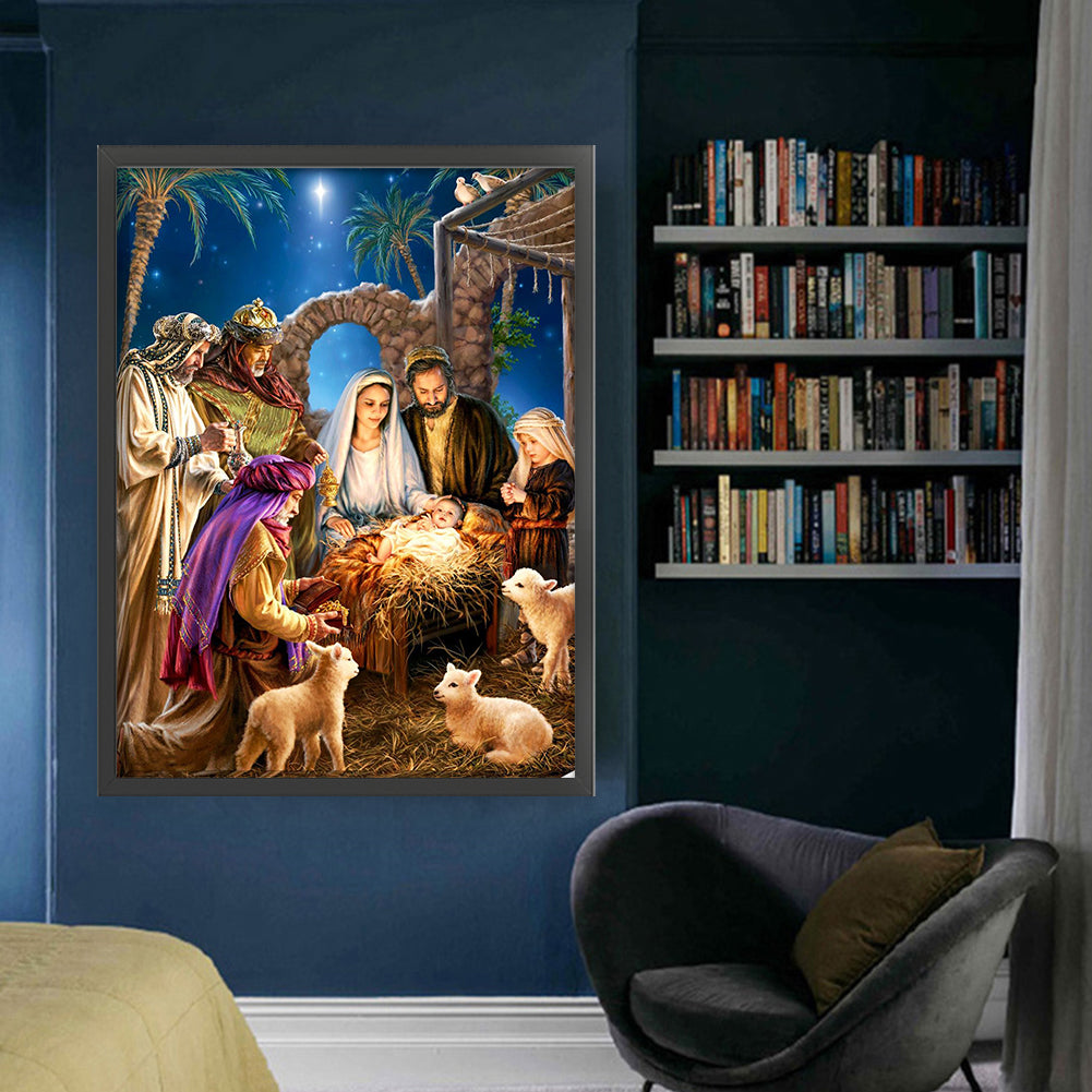 Nativity - 11CT Stamped Cross Stitch 50*65CM