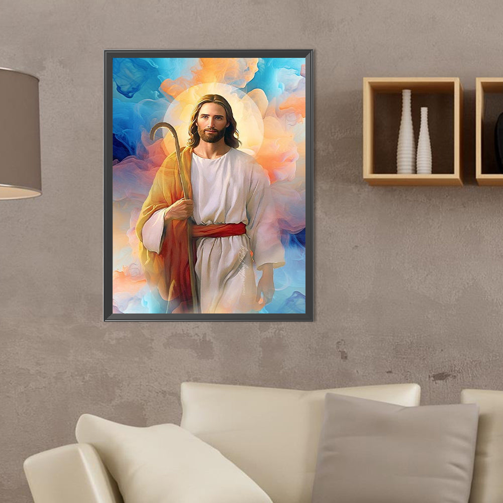 Jesus - Full Round Drill Diamond Painting 30*40CM