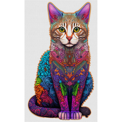 Colorful Cats - 18CT Stamped Cross Stitch 25*40CM