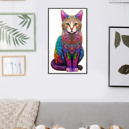 Colorful Cats - 18CT Stamped Cross Stitch 25*40CM