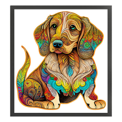 Colorful Puppy - 18CT Stamped Cross Stitch 30*35CM