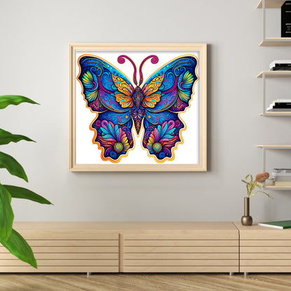 Colorful Butterflies - 18CT Stamped Cross Stitch 35*30CM