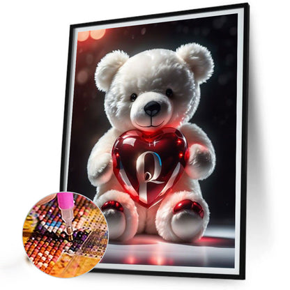 26 Letters Care Bear-Q - Full Square Drill Diamond Painting 30*40CM