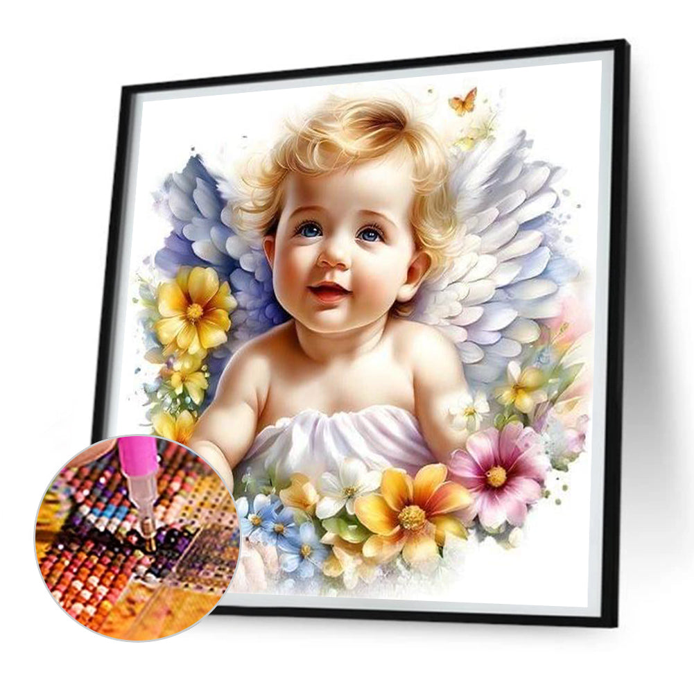 Little Angel - Full Round Drill Diamond Painting 30*30CM