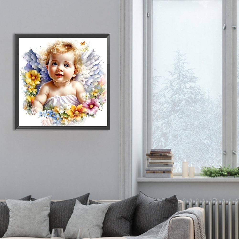 Little Angel - Full Round Drill Diamond Painting 30*30CM