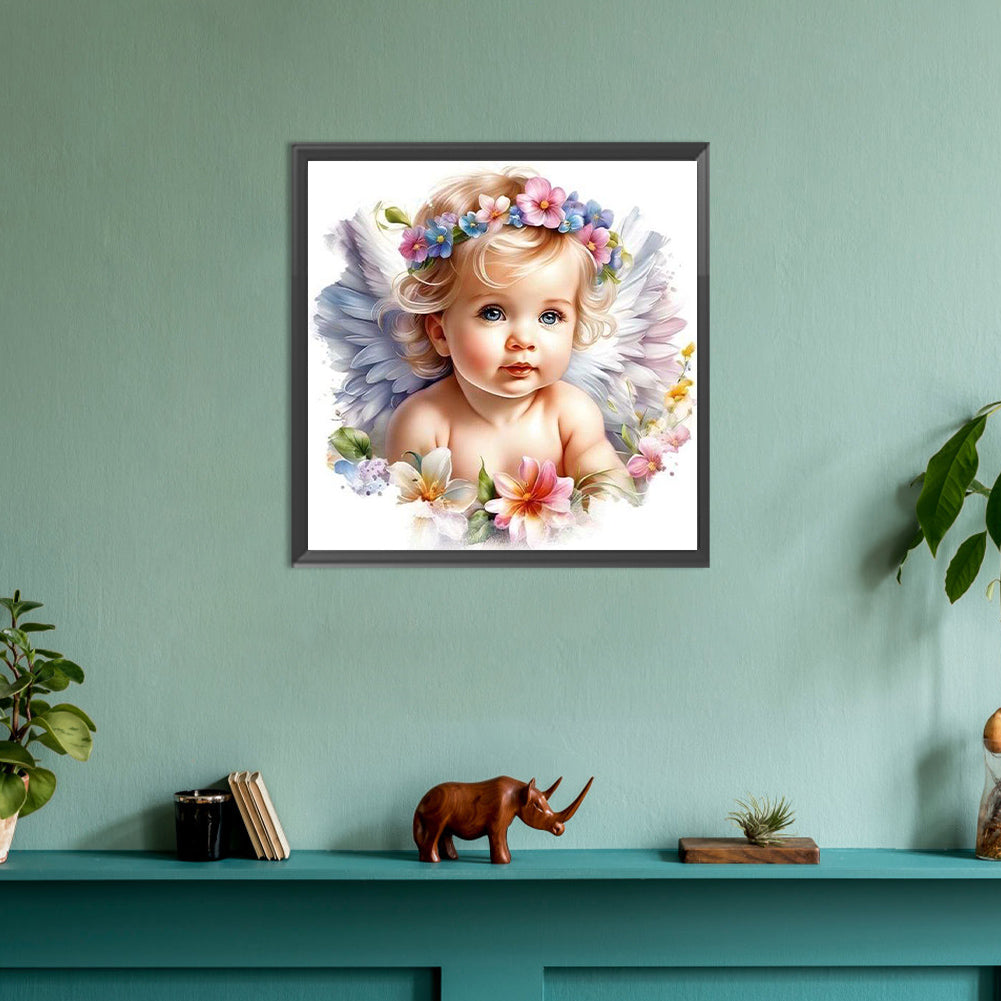 Little Angel - Full Round Drill Diamond Painting 30*30CM