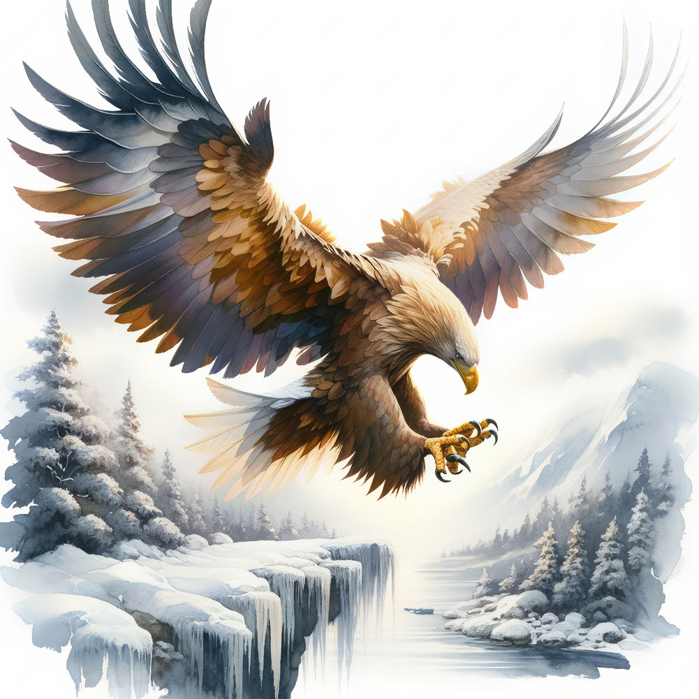 Eagle - Full Round Drill Diamond Painting 30*30CM