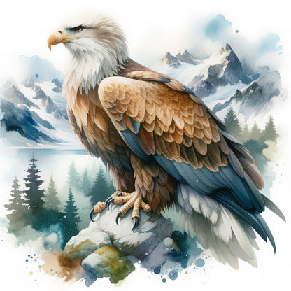 Eagle - Full Round Drill Diamond Painting 30*30CM